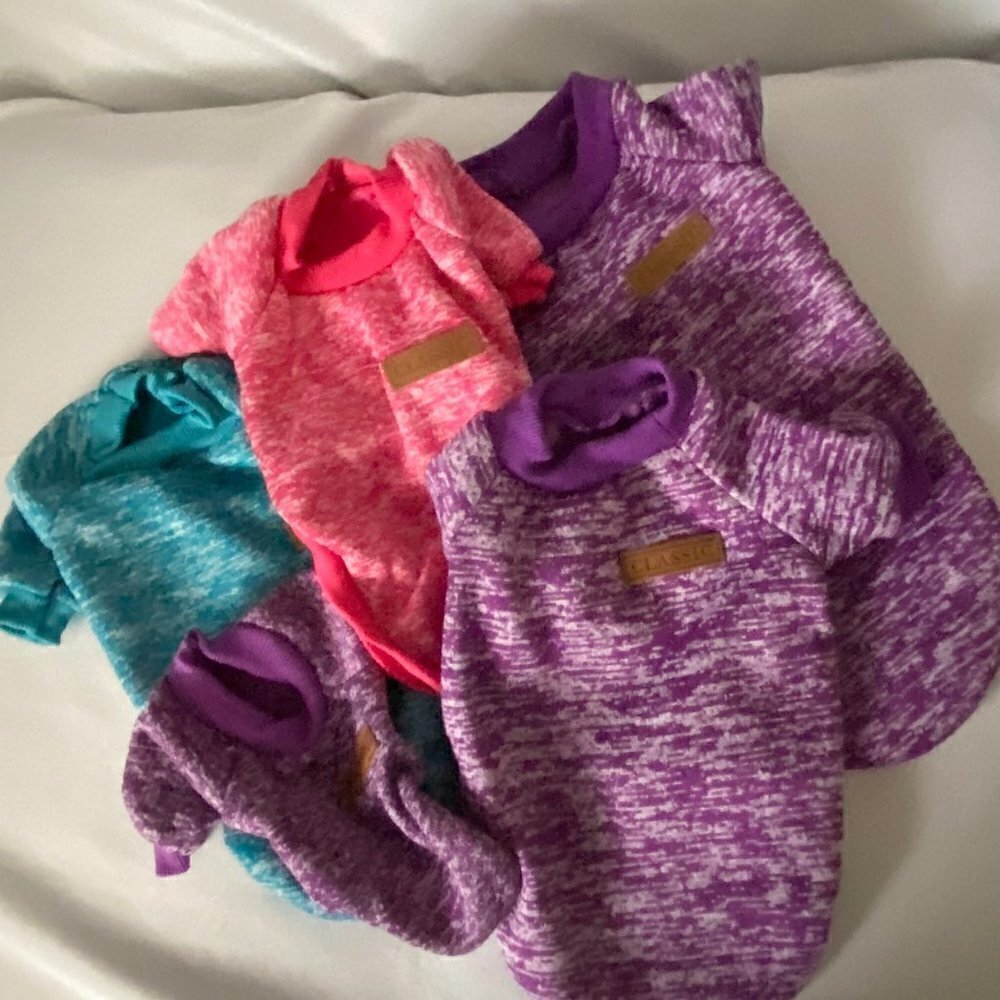 Pet Knit Pullover Sweatshirt